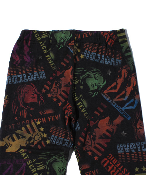 JOEY HYSTERIC（ジョーイヒステリック）の「STENCIL SET総柄 レギンス（レギンス/スパッツ・キッズ・マルチ・X-SMALL/SMALL/MEDIUM）」の2枚目の写真