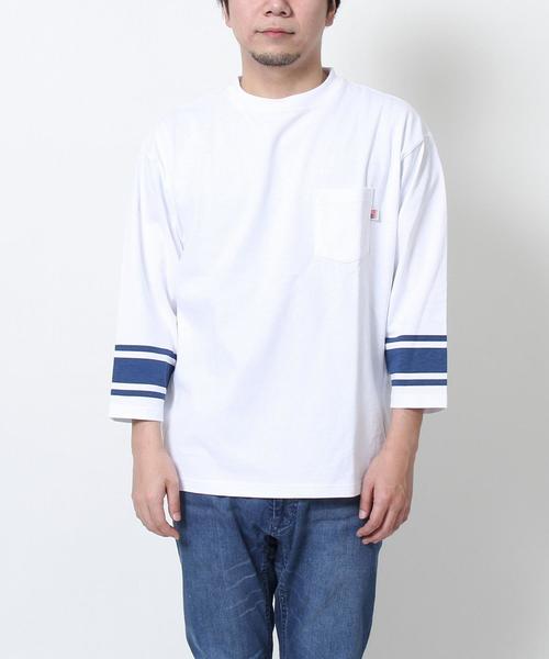 coen（コーエン）の「【女性にも人気】USAコットン7分袖フットボールTシャツ（Tシャツ/カットソー・メンズ・ホワイト/オリーブ・X-LARGE/MEDIUM/SMALL/LARGE）」の15枚目の写真