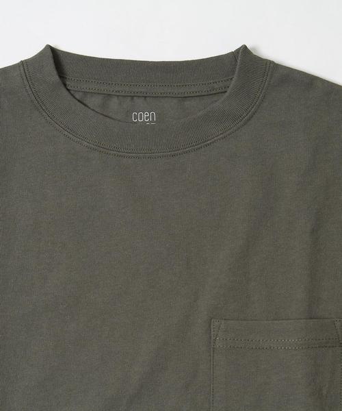 coen（コーエン）の「【女性にも人気】USAコットン7分袖フットボールTシャツ（Tシャツ/カットソー・メンズ・ホワイト/オリーブ・X-LARGE/MEDIUM/SMALL/LARGE）」の10枚目の写真