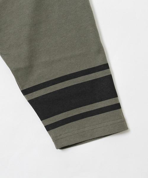 coen（コーエン）の「【女性にも人気】USAコットン7分袖フットボールTシャツ（Tシャツ/カットソー・メンズ・ホワイト/オリーブ・X-LARGE/MEDIUM/SMALL/LARGE）」の12枚目の写真