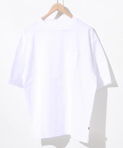 coen（コーエン）の「USAコットンビッグシルエットクルーネックTシャツ(一部WEB限定カラー)（Tシャツ/カットソー・メンズ・ホワイト/ホワイト系その他/ブラック/オリーブ/ネイビー/ライトブルー/ブルー系その他/ライトピンク・X-LARGE/LARGE/MEDIUM）」の2枚目の写真