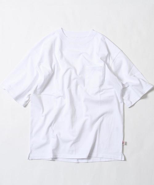 coen（コーエン）の「USAコットンビッグシルエットクルーネックTシャツ(一部WEB限定カラー)（Tシャツ/カットソー・メンズ・ホワイト/ホワイト系その他/ブラック/オリーブ/ネイビー/ライトブルー/ブルー系その他/ライトピンク・X-LARGE/LARGE/MEDIUM）」の14枚目の写真