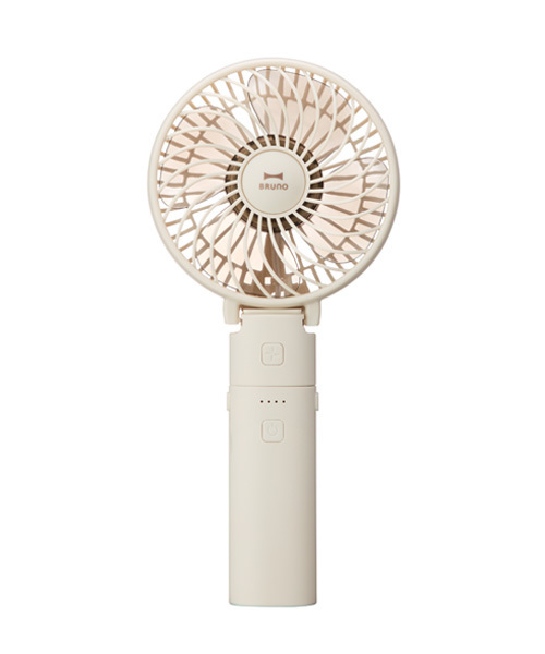 BRUNO（ブルーノ）の「ポータブルミニファン BDE029 USB充電式 扇風機（生活家電・レディース・グリーン/アイボリー/ピンク/ネイビー/ミント/オレンジ/ブルー/ホワイト/ライトグリーン/ライトブルー/パープル/グレー/ベージュ系その他/その他・ﾌﾘ-）」の2枚目の写真