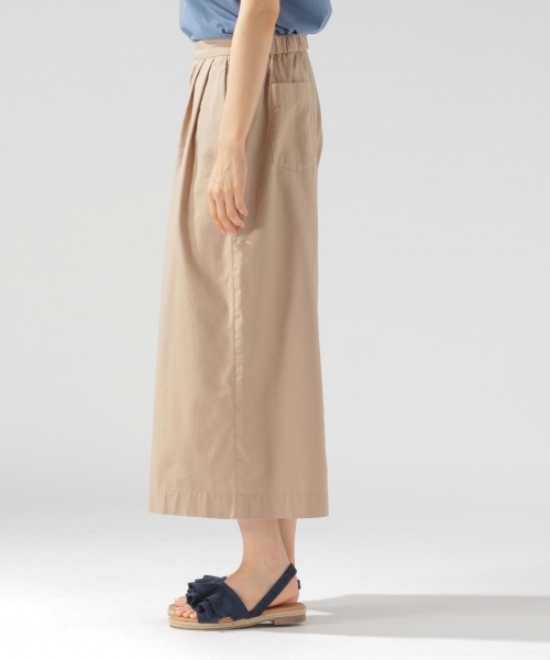 BAYFLOW（ベイフロー）の「GOOD PRICE／バックサテンワイドパンツ（その他パンツ・レディース・ベージュ/ブルー/カーキ・MEDIUM/SMALL）」の10枚目の写真