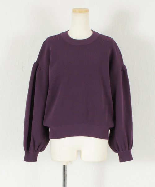 titivate(ティティベイト)の「ボリュームスリーブワッフルプルオーバー(Tシャツ/カットソー・レディース・ホワイト/ブラック/ライトブラウン/グリーン/パープル・S/M)」の18枚目の写真