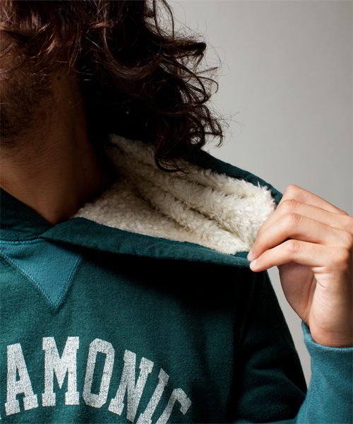 NANO universe（ナノユニバース）の「チャンピオン別注ボアフーディー（パーカー・メンズ・グリーン/ネイビー/ボルドー・SMALL/MEDIUM/LARGE）」の12枚目の写真