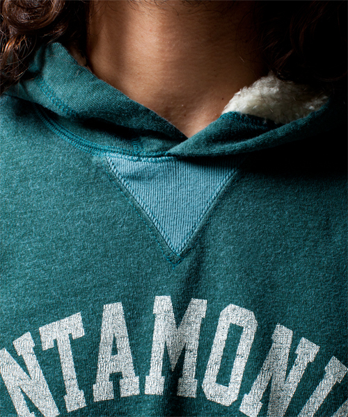 NANO universe（ナノユニバース）の「チャンピオン別注ボアフーディー（パーカー・メンズ・グリーン/ネイビー/ボルドー・SMALL/MEDIUM/LARGE）」の14枚目の写真