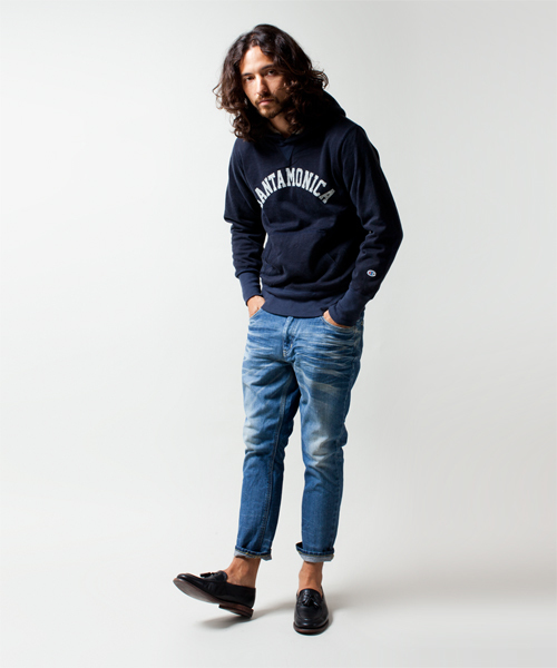 NANO universe（ナノユニバース）の「チャンピオン別注ボアフーディー（パーカー・メンズ・グリーン/ネイビー/ボルドー・SMALL/MEDIUM/LARGE）」の17枚目の写真