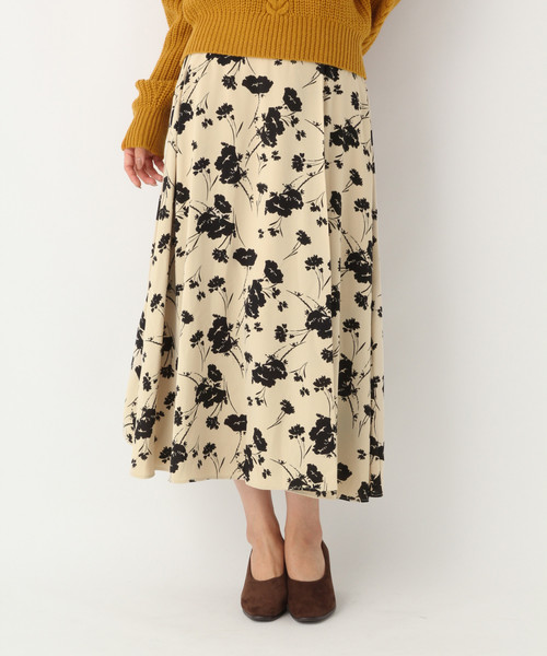 A part by（アパートバイ）の「ハナガラタックスカート　814864（スカート・レディース・ブラック系その他/ベージュ系その他/グリーン系その他・MEDIUM/LARGE）」の7枚目の写真