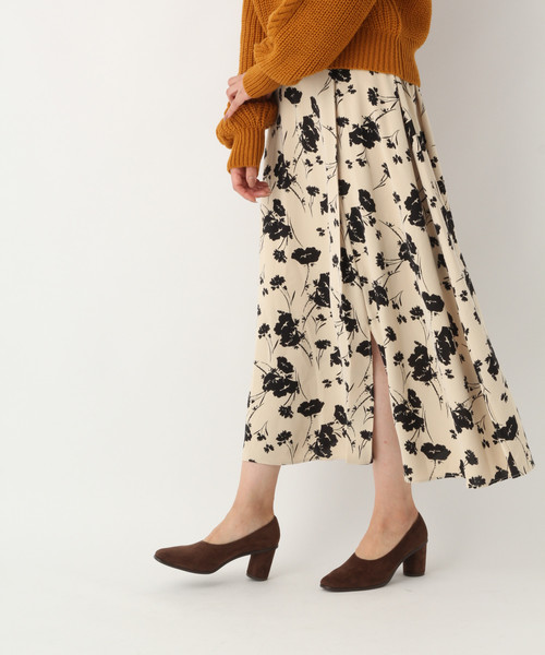 A part by（アパートバイ）の「ハナガラタックスカート　814864（スカート・レディース・ブラック系その他/ベージュ系その他/グリーン系その他・MEDIUM/LARGE）」の8枚目の写真