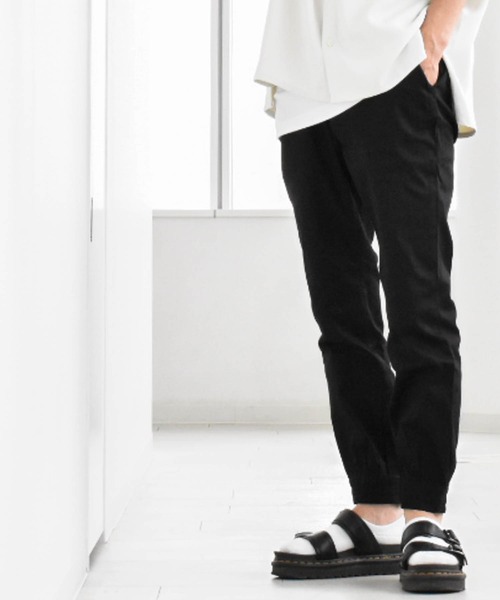 Anytime Songs(エニータイムソングス)の「ストレッチジョガーパンツ(その他パンツ・メンズ・ホワイト/ブラック/ベージュ/カーキ/ネイビー/ブルー/レッド・SMALL/MEDIUM/LARGE/X-LARGE)」の3枚目の写真