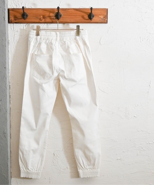 Anytime Songs(エニータイムソングス)の「ストレッチジョガーパンツ(その他パンツ・メンズ・ホワイト/ブラック/ベージュ/カーキ/ネイビー/ブルー/レッド・SMALL/MEDIUM/LARGE/X-LARGE)」の17枚目の写真