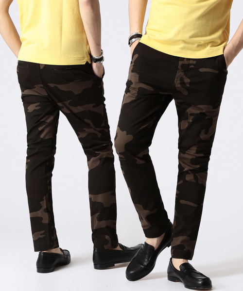 BEAMS（ビームス）の「BEAMS / カモフラージュ柄 ストレッチテーパードチノ（チノパンツ・メンズ・その他1/その他2・SMALL/MEDIUM/LARGE/X-LARGE）」の2枚目の写真