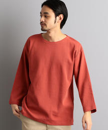 green label relaxing | SC ガーター ボートネック 8分袖 カットソー ◆(Tシャツ/カットソー)