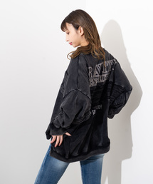 Roger&Raw/Back JQクルーBIGスウェット