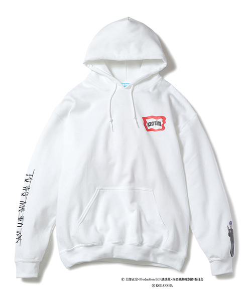 ICECREAM（アイスクリーム）の「ICECREAMxGhost in the Shell: Stand Alone Complex　Motoko Kusanagi HOODIE（パーカー・メンズ・ホワイト/ブラック/ブルー・SMALL/MEDIUM/LARGE/X-LARGE）」の2枚目の写真