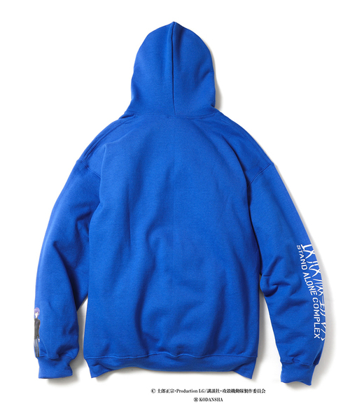 ICECREAM（アイスクリーム）の「ICECREAMxGhost in the Shell: Stand Alone Complex　Motoko Kusanagi HOODIE（パーカー・メンズ・ホワイト/ブラック/ブルー・SMALL/MEDIUM/LARGE/X-LARGE）」の4枚目の写真