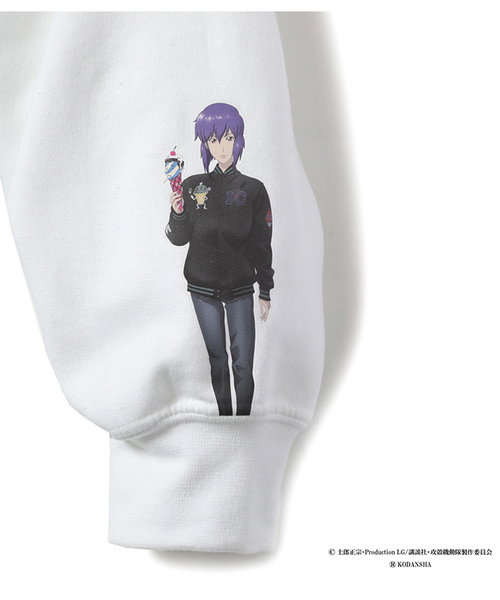 ICECREAM（アイスクリーム）の「ICECREAMxGhost in the Shell: Stand Alone Complex　Motoko Kusanagi HOODIE（パーカー・メンズ・ホワイト/ブラック/ブルー・SMALL/MEDIUM/LARGE/X-LARGE）」の6枚目の写真