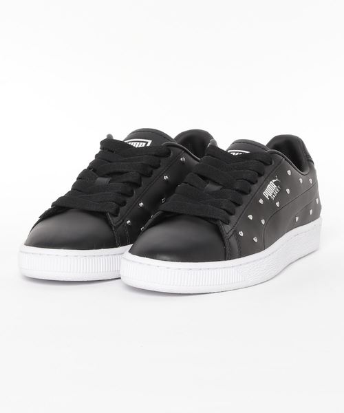 puma basket silver