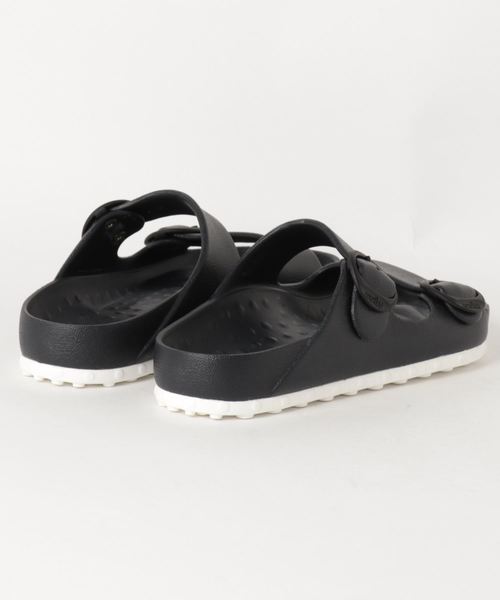 artemis by DIANA(アルテミスバイダイアナ)の「【ccilu チルHORIZON CHECK SANDAL】ダブルベルトサンダル(サンダル・レディース・ブラック/ホワイト/グレー・XL/S/M/L)」の4枚目の写真