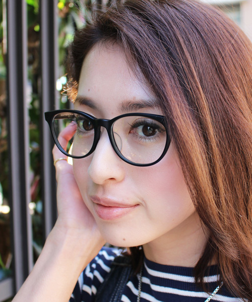 BEAUTY&YOUTH UNITED ARROWS（ビューティーアンドユースユナイテッドアローズ）の「BYSF∵KANEKO別注メガネ UAW-09◆（メガネ・レディース・ブラック/ブラウン・FREE）」の2枚目の写真