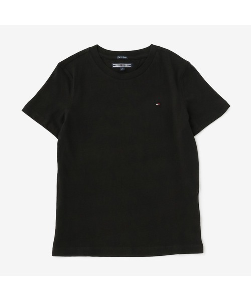 TOMMY HILFIGER（トミーヒルフィガー）の「【130～160cm/ジュニアサイズ】ワンポイントクルーネックコットンTシャツ（Tシャツ/カットソー・キッズ・ホワイト/ブラック/ネイビー/グレー/レッド/ブルー・130cm/140cm/150cm/160cm）」の3枚目の写真