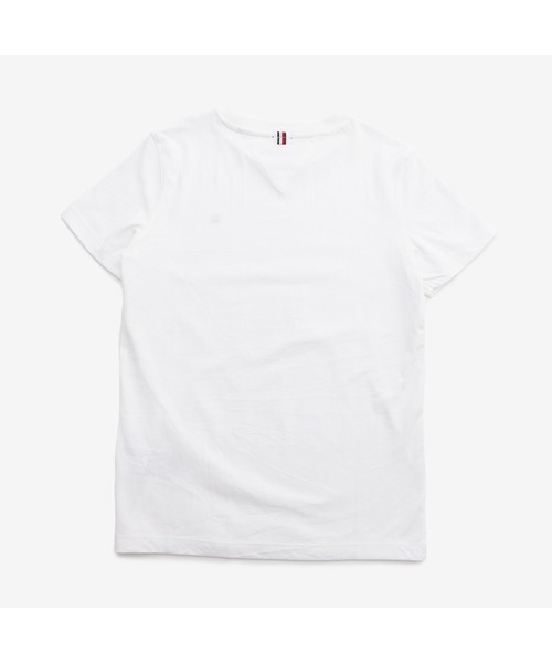 TOMMY HILFIGER（トミーヒルフィガー）の「【130～160cm/ジュニアサイズ】ワンポイントクルーネックコットンTシャツ（Tシャツ/カットソー・キッズ・ホワイト/ブラック/ネイビー/グレー/レッド/ブルー・130cm/140cm/150cm/160cm）」の19枚目の写真