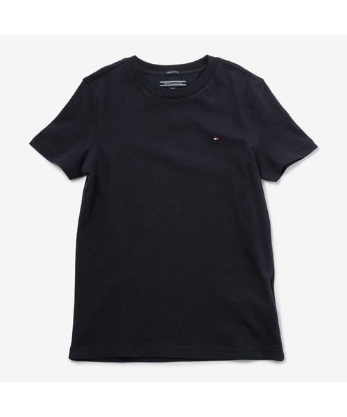 TOMMY HILFIGER（トミーヒルフィガー）の「【130～160cm/ジュニアサイズ】ワンポイントクルーネックコットンTシャツ（Tシャツ/カットソー・キッズ・ホワイト/ブラック/ネイビー/グレー/レッド/ブルー・130cm/140cm/150cm/160cm）」の8枚目の写真