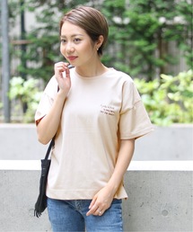 ハンドライク刺繍TEE