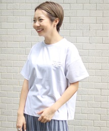 ハンドライク刺繍TEE