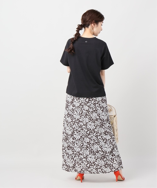 JOINT WORKS(ジョイントワークス)の「ハンドライク刺繍TEE(Tシャツ/カットソー・レディース・ブラック/ホワイト/ベージュ・FREE)」の6枚目の写真