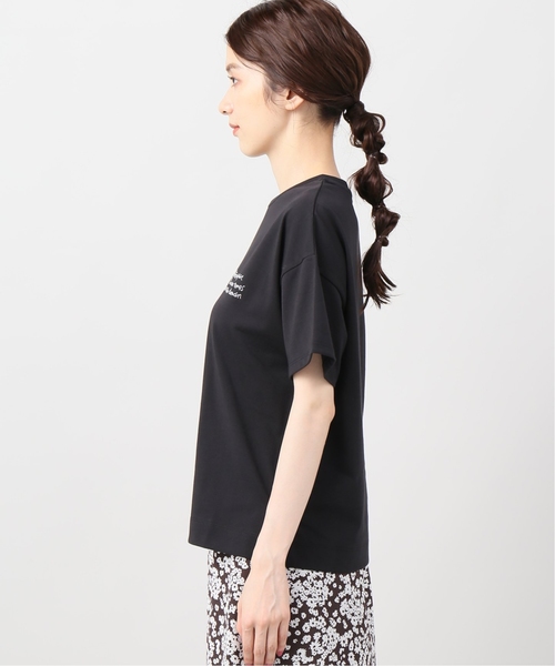 JOINT WORKS(ジョイントワークス)の「ハンドライク刺繍TEE(Tシャツ/カットソー・レディース・ブラック/ホワイト/ベージュ・FREE)」の8枚目の写真
