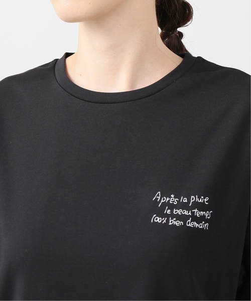 JOINT WORKS(ジョイントワークス)の「ハンドライク刺繍TEE(Tシャツ/カットソー・レディース・ブラック/ホワイト/ベージュ・FREE)」の10枚目の写真