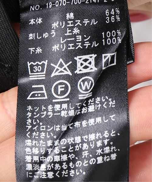 JOINT WORKS(ジョイントワークス)の「ハンドライク刺繍TEE(Tシャツ/カットソー・レディース・ブラック/ホワイト/ベージュ・FREE)」の16枚目の写真