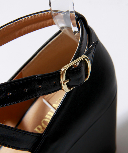 WEGO(ウィゴー)の「WEGO/クロスパンプス(パンプス・レディース・ホワイト/ブラック/サックスブルー/パープル・24.5cm/23.5cm)」の6枚目の写真