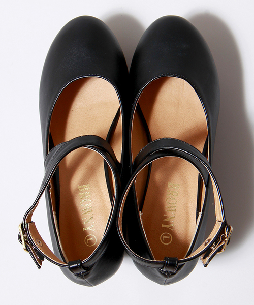 WEGO(ウィゴー)の「WEGO/クロスパンプス(パンプス・レディース・ホワイト/ブラック/サックスブルー/パープル・24.5cm/23.5cm)」の5枚目の写真