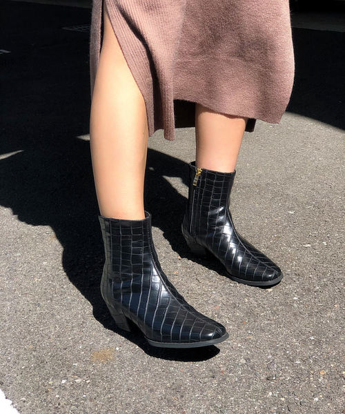 セール Sugar Sugar スクエアトゥショートブーツ ブーツ Sugar Sugar シュガーシュガー のファッション通販 Zozotown