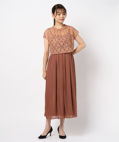 kaene プリーツドレス kaene（カエン）の「プリーツドットドレス（ドレス）」 - WEAR