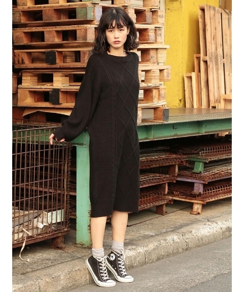 即納 最大半額 ニットワンピース ブランドショッパー付き Hcmc Com Br