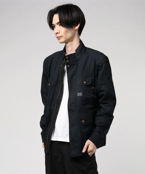 G-STAR(ジースター)の「Elimont Field Jacket/ミリタリー(ミリタリージャケット・メンズ・ダークブラック・SMALL/LARGE/MEDIUM/XX-SMALL/X-SMALL)」の2枚目の写真
