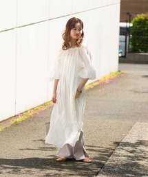 mystic | シアーシャツワンピース(シャツワンピース)