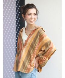 Ungrid | ルーズストライプシャツ(シャツ/ブラウス)