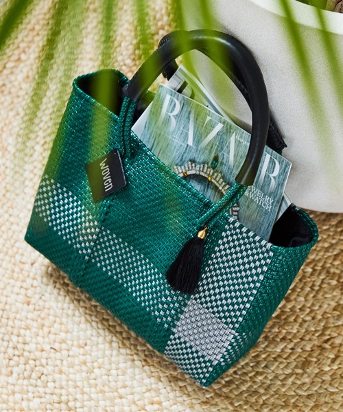 WOVEN ウーヴン メキシコ製 メルカドバッグ かごバッグ カゴバッグ バッグ かごバッグ カゴバッグ WOVEN (ウーヴン) / スモールトート メキシコ製