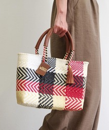 WOVEN（ウーヴン）の「WOVEN (ウーヴン) / スモールトート メキシコ製 バスケットバッグ メルカドバッグ かごバッグ（かごバッグ）」