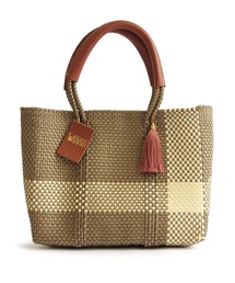 WOVEN（ウーヴン）の「WOVEN (ウーヴン) / スモールトート メキシコ製 バスケットバッグ メルカドバッグ かごバッグ（かごバッグ）」