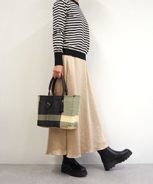 WOVEN（ウーヴン）の「WOVEN (ウーヴン) / スモールトート メキシコ製 バスケットバッグ メルカドバッグ かごバッグ（かごバッグ）」