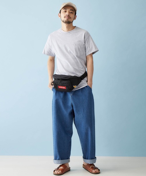 Mark Gonzales(マーク・ゴンザレス)の「Mark Gonzales/マークゴンザレス ウエストバッグ(ボディバッグ/ウエストポーチ・メンズ・ブラック×ホワイト/ブラック系その他/ブラック×ライム/ブラック×ピンク・FREE)」の18枚目の写真