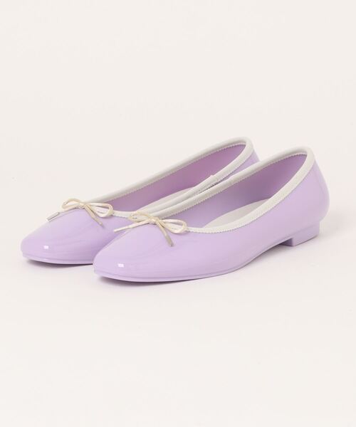 TEMPERATE（テンパレイト）の「EMMA (TEMPERATE/テンパレイト)　スクエアトゥバレエ　レインシューズ（バレエシューズ・レディース・ブラック/ネイビー/ベージュ/レッド/ライトグリーン/オレンジ/イエロー/パープル/ダークオレンジ/グリーン・40/38/39/36/37/41）」の6枚目の写真