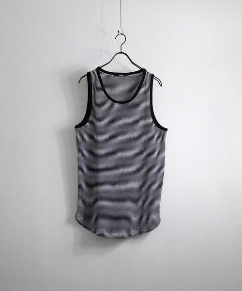 Confirm（コンファーム）の「Confirm / コンファーム ワッフルタンクトップ（タンクトップ・メンズ・グレー/ホワイト/ホワイト系その他/ベージュ/ブラック・L/M）」の2枚目の写真