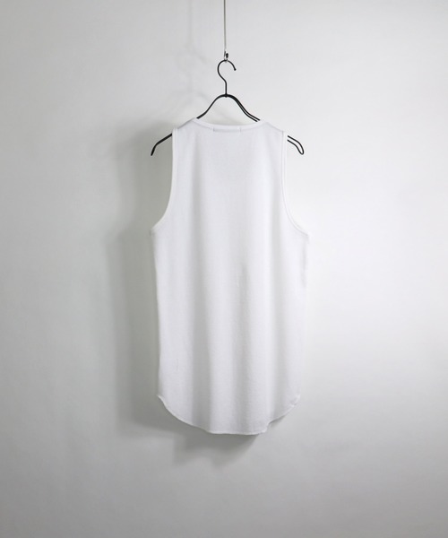 Confirm（コンファーム）の「Confirm / コンファーム ワッフルタンクトップ（タンクトップ・メンズ・グレー/ホワイト/ホワイト系その他/ベージュ/ブラック・L/M）」の9枚目の写真